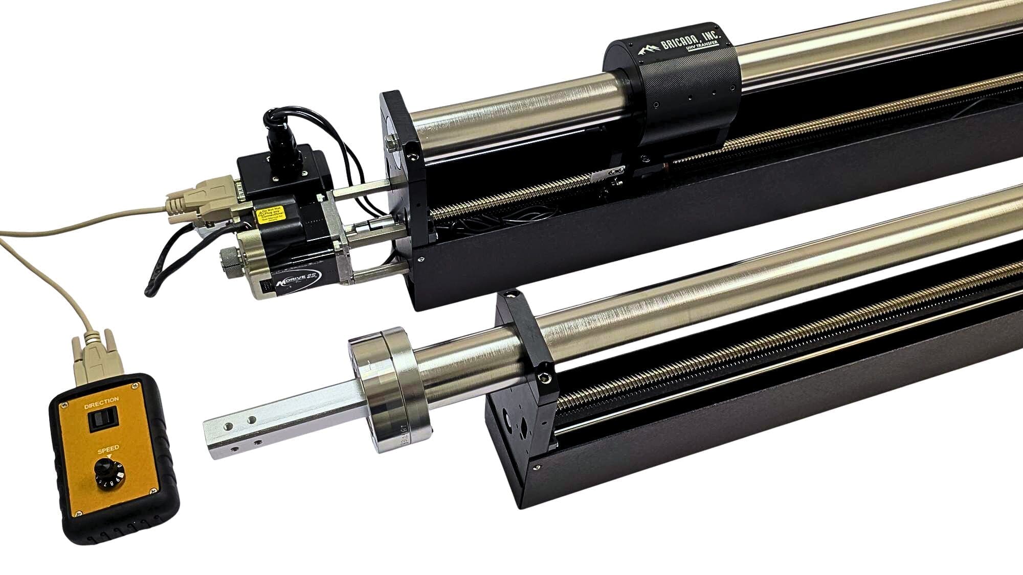 Motorized roller shafts with controller