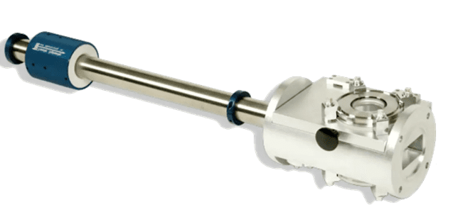 Long stainless steel industrial insertion probe assembly