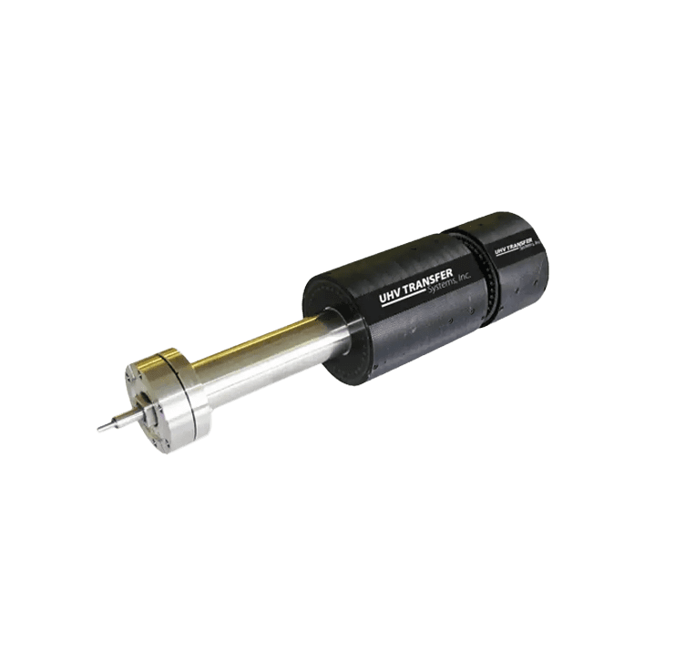Black UVW transfer linear stage device.